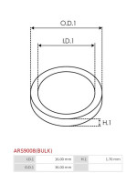 Alátétek - ARS9008(BULK)