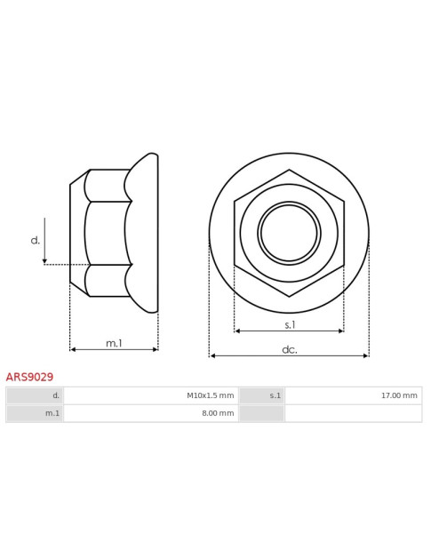 Anyacsavarok - ARS9029