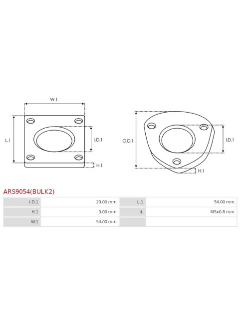 Generátor csapágyak blokádjai - ARS9054(BULK2)