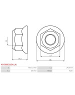 Anyacsavarok - ARS9063S(BULK)