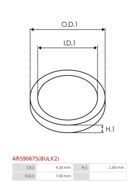 Alátétek - ARS9067S(BULK2)