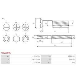 Csavarjai - ARS9090S