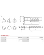 Csavarjai - ARS9095S(BULK)