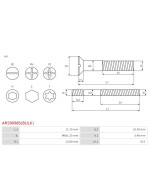 Csavarjai - ARS9098S(BULK)