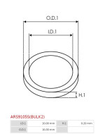 Alátétek - ARS9105S(BULK2)