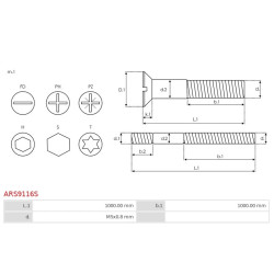 Csavarjai - ARS9116S