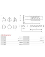 Csavarjai - ARS9156S(BULK2)