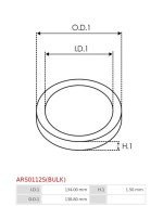 O-gyűrűk - ARS0112S(BULK)
