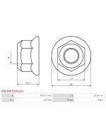Anyacsavarok - ARS9063S(BULK)