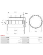 Generátor tekercselések - AS6032