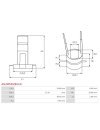 Generátorok kommutátorai - ASL9053S(BULK)