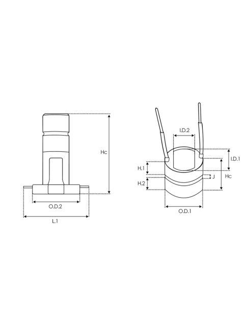 Generátorok kommutátorai - ASL9001