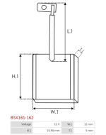 Indítómotorok keféi - BSX161-162