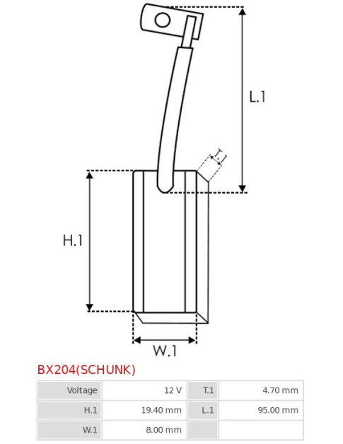 Gererátor kefék - BX204(SCHUNK)