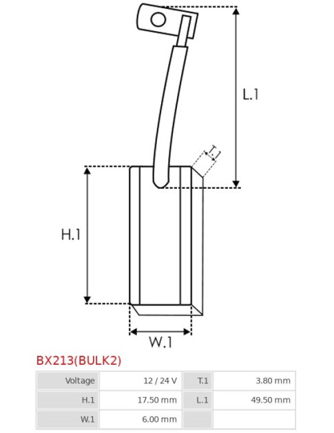 Gererátor kefék - BX213(BULK2)