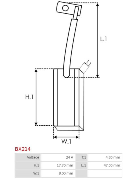 Gererátor kefék - BX214