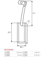 Gererátor kefék - BX216(IKA)
