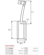 Gererátor kefék - JAAX19(IKA)