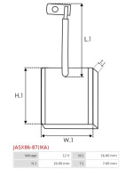 Indítómotorok keféi - JASX86-87(IKA)