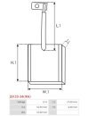 Indítómotorok keféi - JSX33-34(IKA)