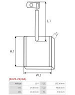 Indítómotorok keféi - JSX25-22(IKA)