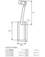 Gererátor kefék - LASX15-16(IKA)