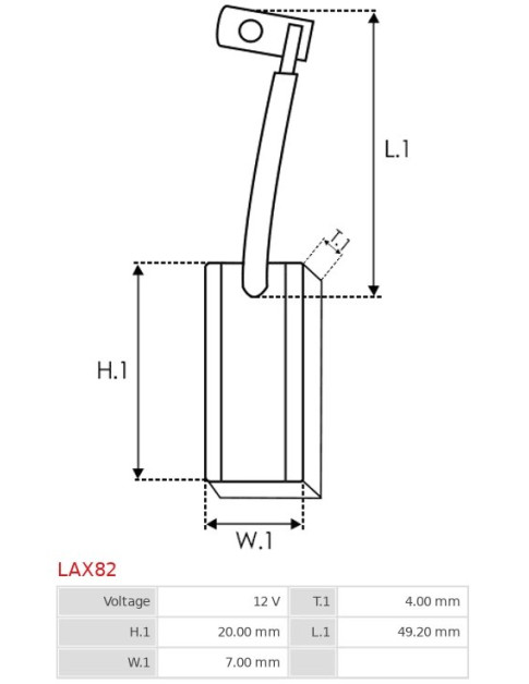 Gererátor kefék - LAX82