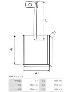 Indítómotorok keféi - MASX23-24