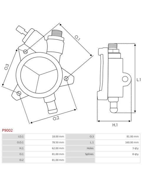 Generátor szivattyúk - P9002