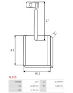 Indítómotorok keféi - PLSX5