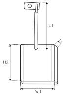 Indítómotorok keféi - PSX115-116(IKA)