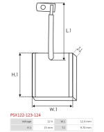 Indítómotorok keféi - PSX122-123-124