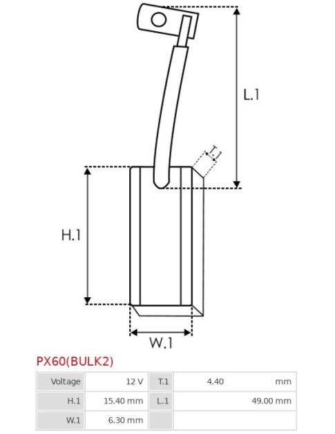 Gererátor kefék - PX60(BULK2)