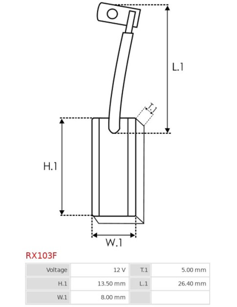 Gererátor kefék - RX103F