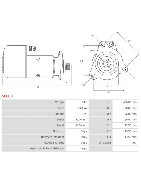 Indítómotor - S0003