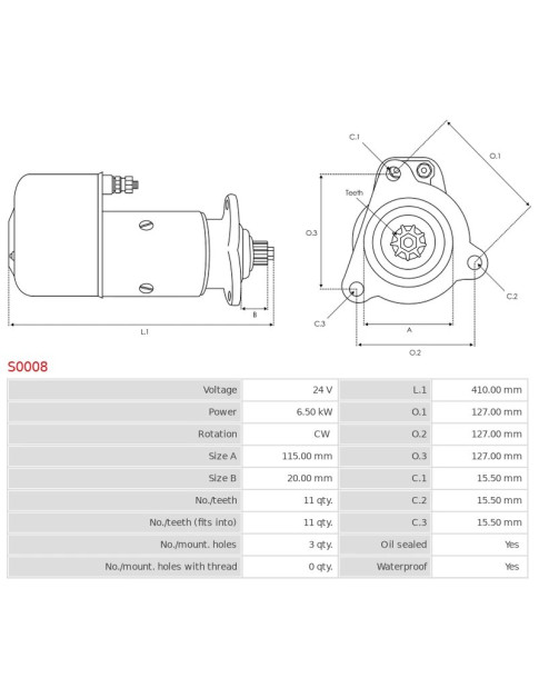 Indítómotor - S0008