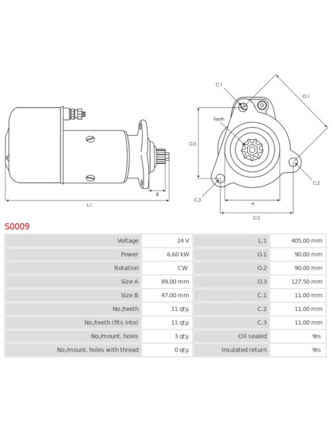 Indítómotor - S0009