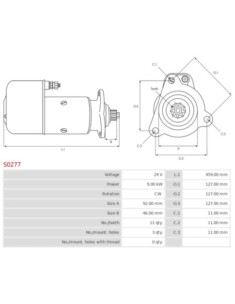 Indítómotor - S0277