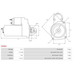 Indítómotor - S3054