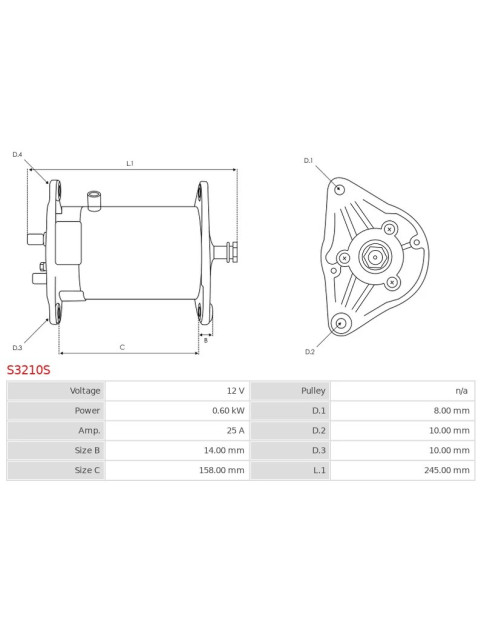 Generátor-indítómotor - S3210S