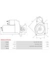 Indítómotor - S9036(VISTEON)