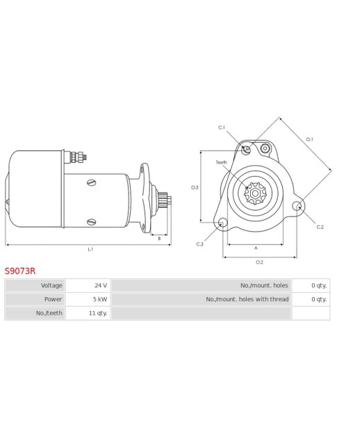 Indítómotor - S9073R