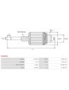 Indítómotor rotorjai - SA0104
