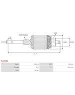 Indítómotor rotorjai - SA0002