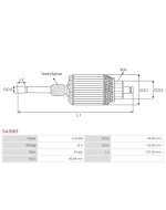 Indítómotor rotorjai - SA3003