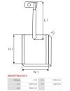 Indítómotorok keféi - SB0007(BOSCH)