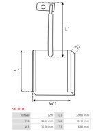 Indítómotorok keféi - SB1010