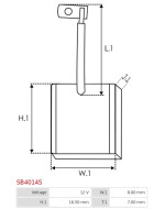 Indítómotorok keféi - SB4014S