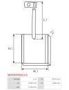 Indítómotorok keféi - SB5002P(BULK2)