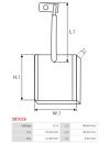 Indítómotorok keféi - SB5026